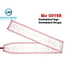 weight lifting wrist wraps white+-+red W028
